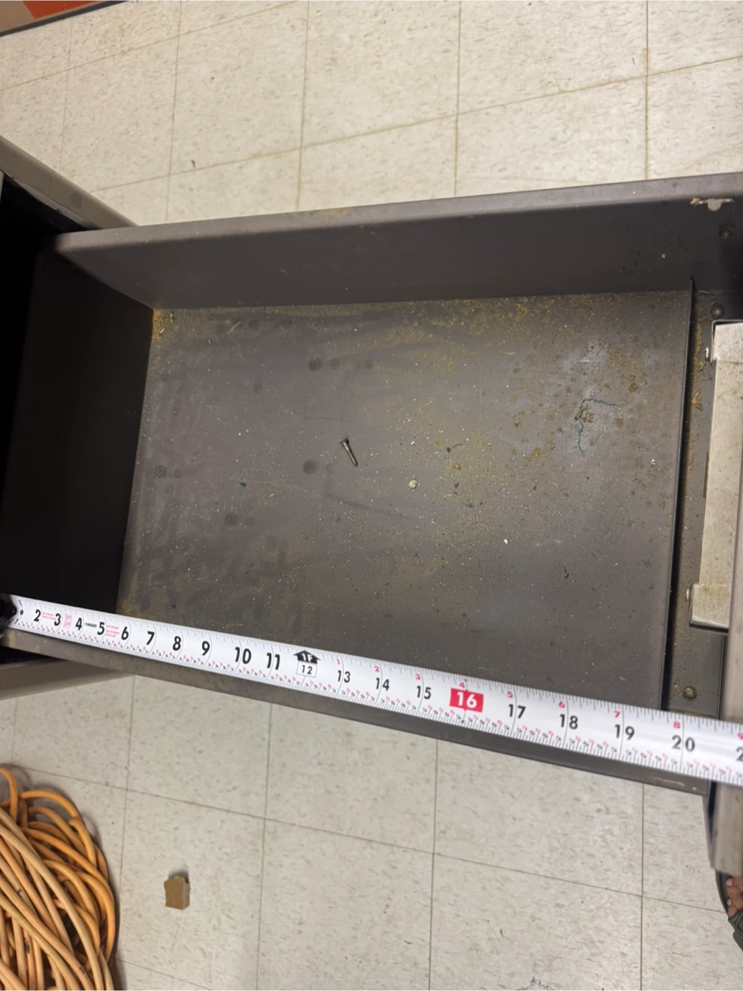 Vintage Steel Filing Cabinet - 18"x12"x33" - photo 2