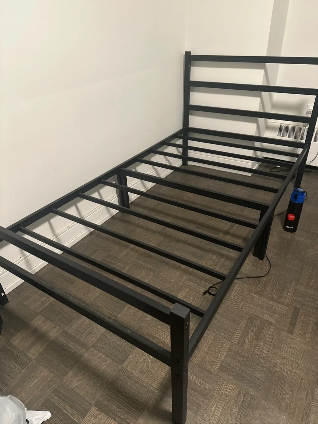 Black Metal Bed Frame - Twin Size thumbnail
