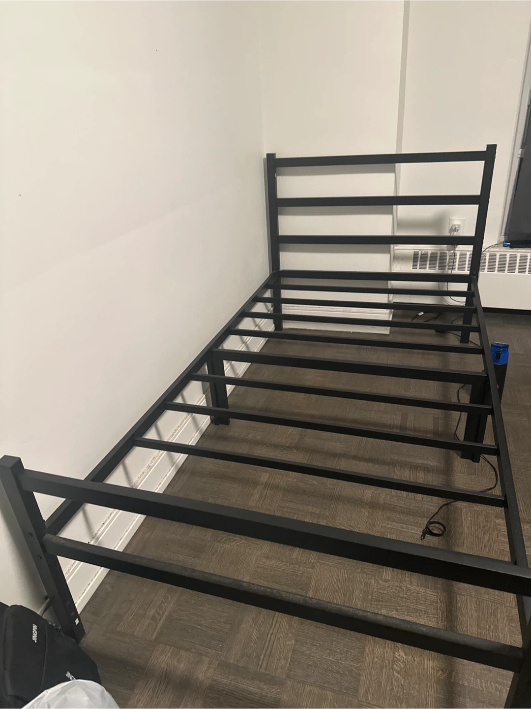 Black Metal Bed Frame - Twin Size - photo 2