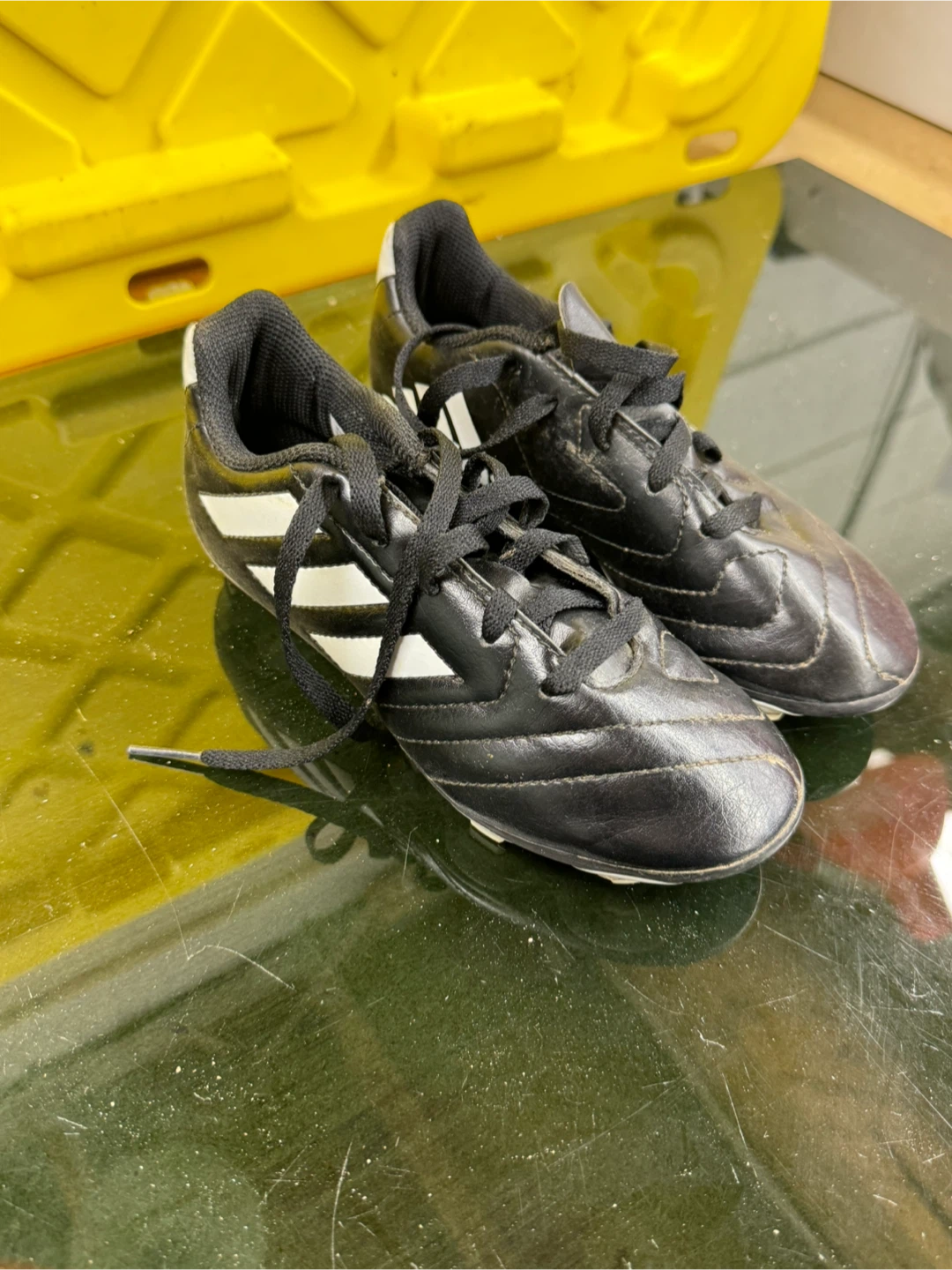 Adidas Black Soccer Cleats