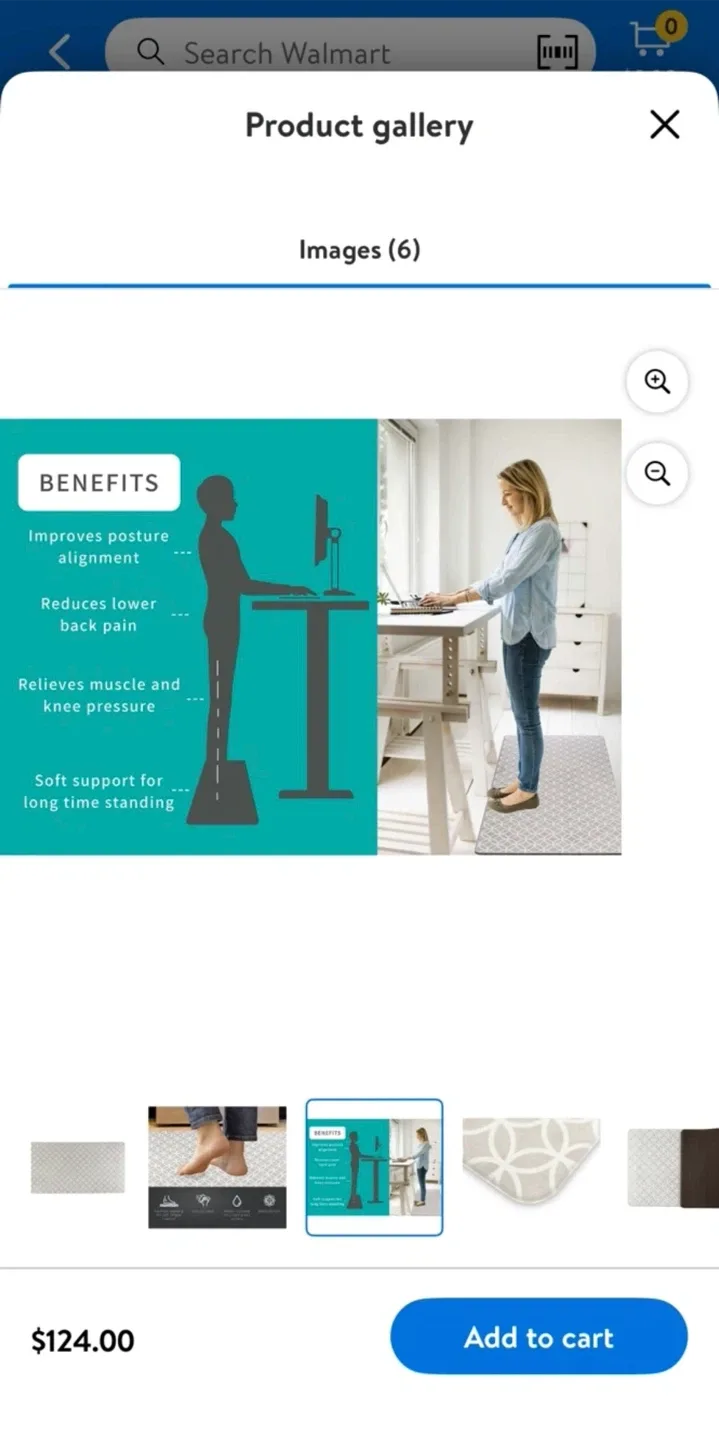 🆕Viana Anti Fatigue Mat - 24" x 60" image indicator(6)