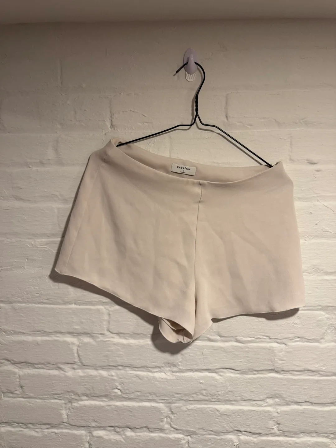 Babaton Cream Shorts - Size 4 thumbnail