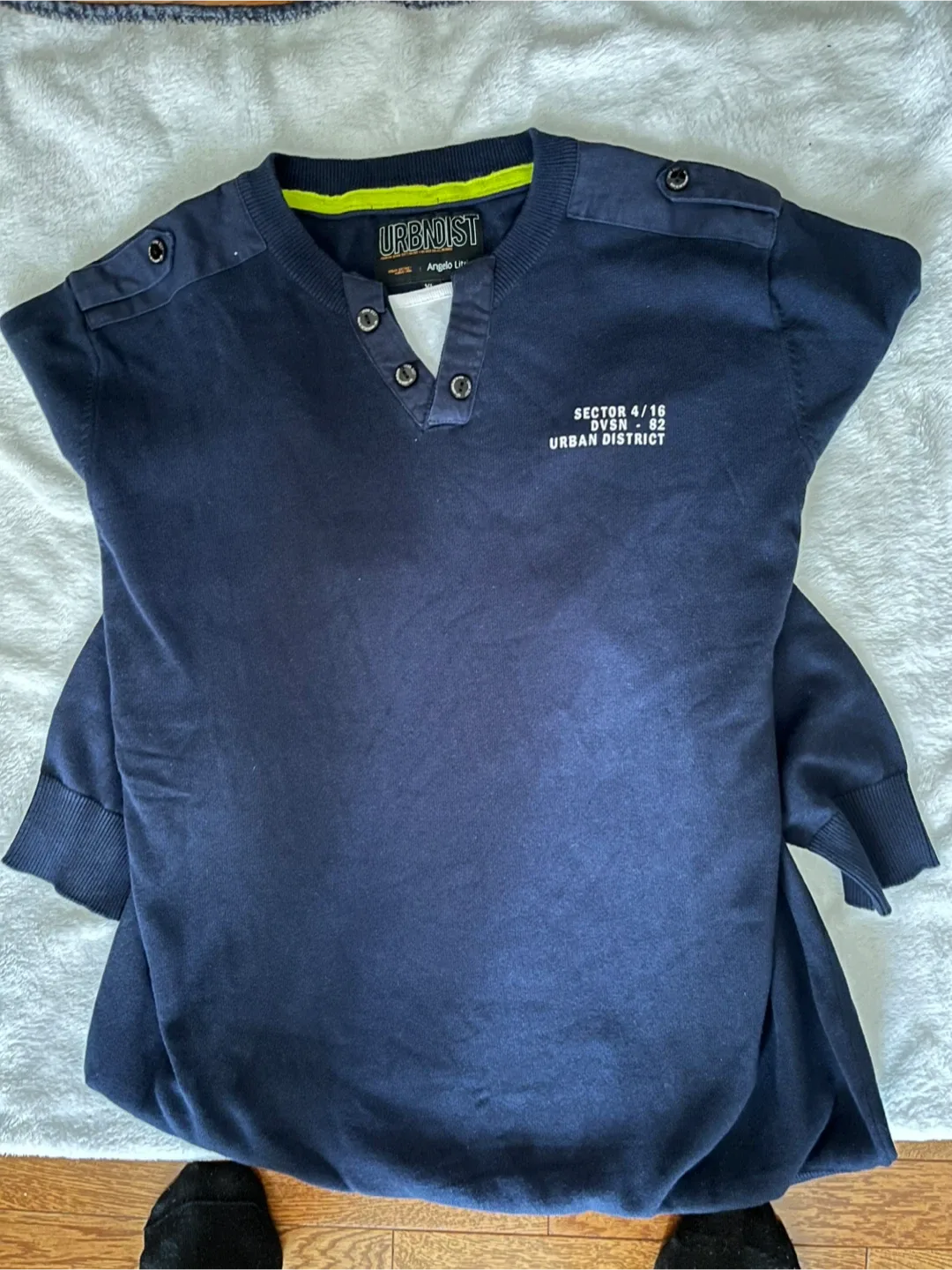 URBNIST Angelo Litrico Navy Blue Sweater - XL image indicator(2)