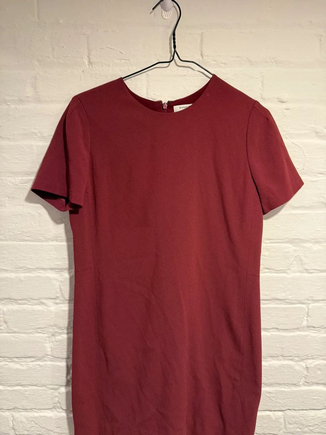 Babaton Burgundy Dress Size 4 thumbnail
