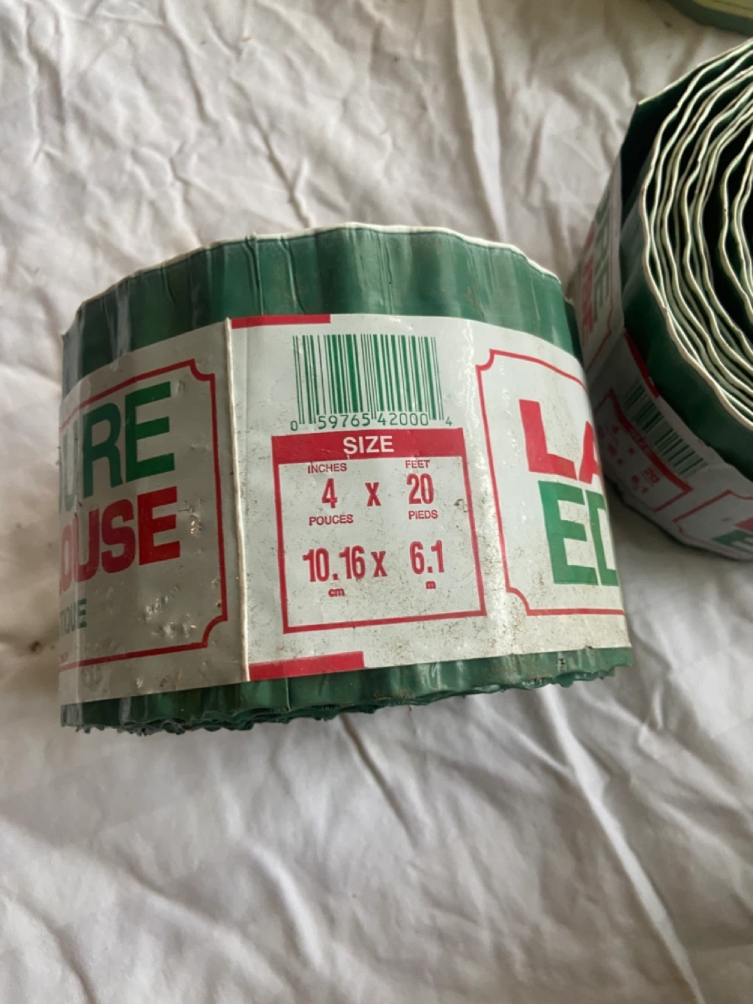Lawn Edging - 4" x 20' - Green 5 new rolls - photo 3