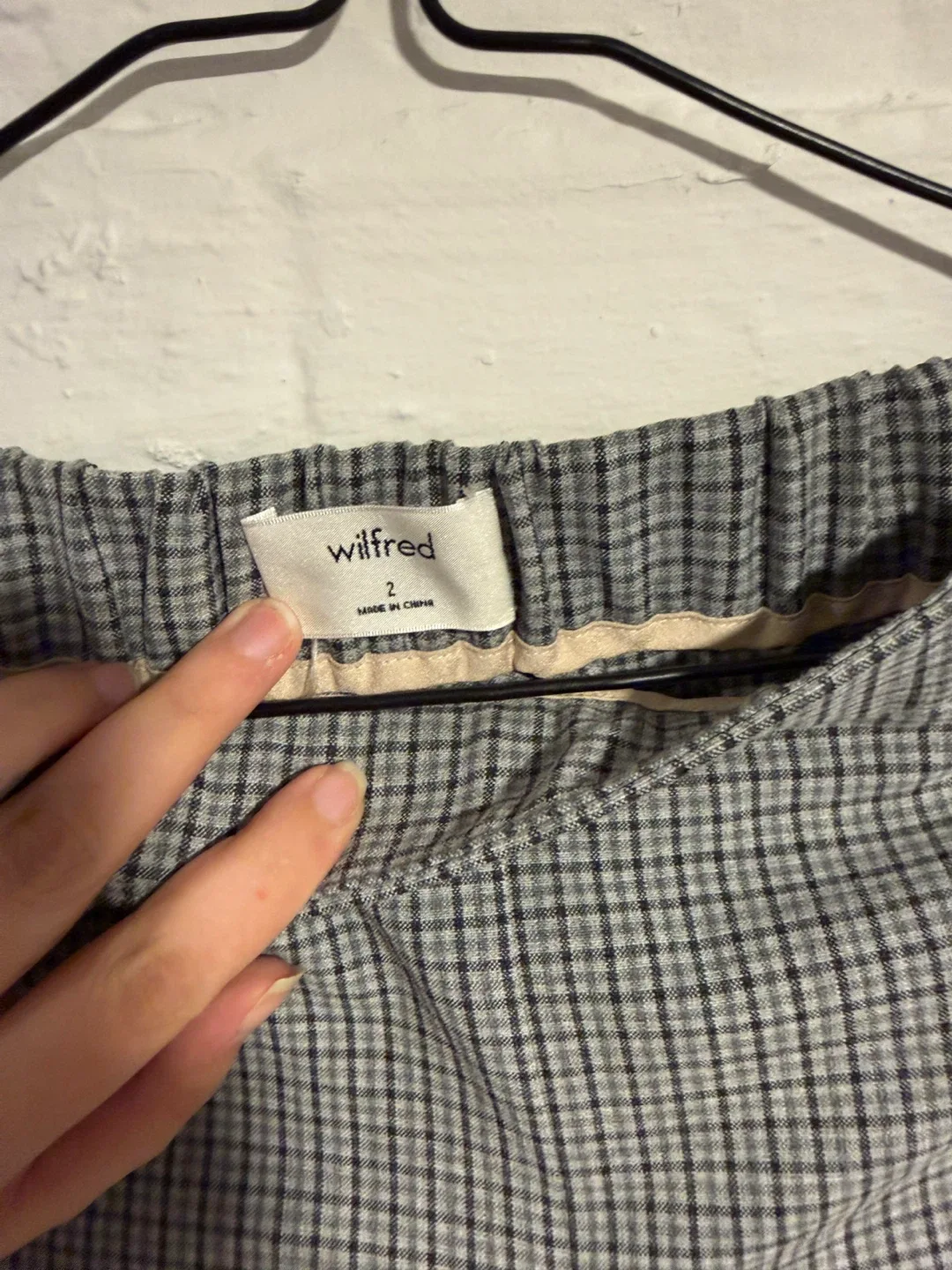 Wilfred Plaid Pants - Size 2 image indicator(3)