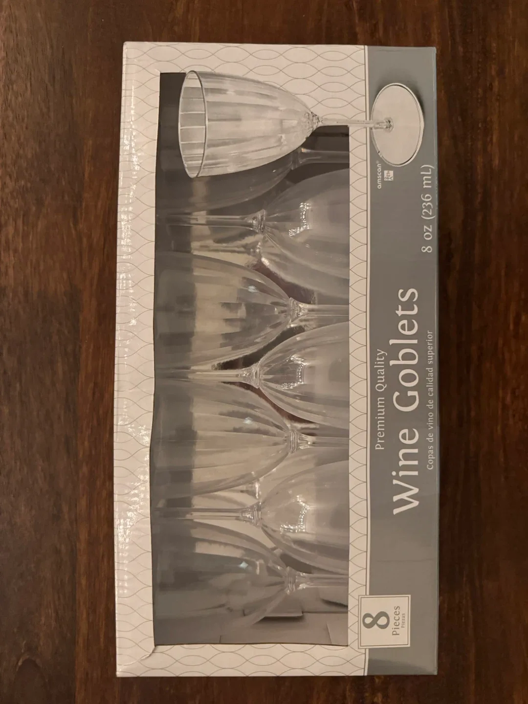 Amscan Premium Quality Wine Goblets - 7 Pieces thumbnail