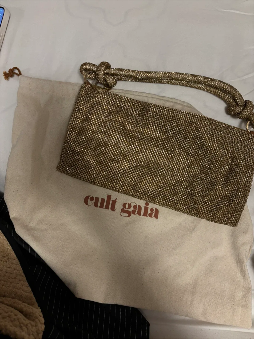 Cult Gaia Gold Rhinestone Bag image indicator(3)