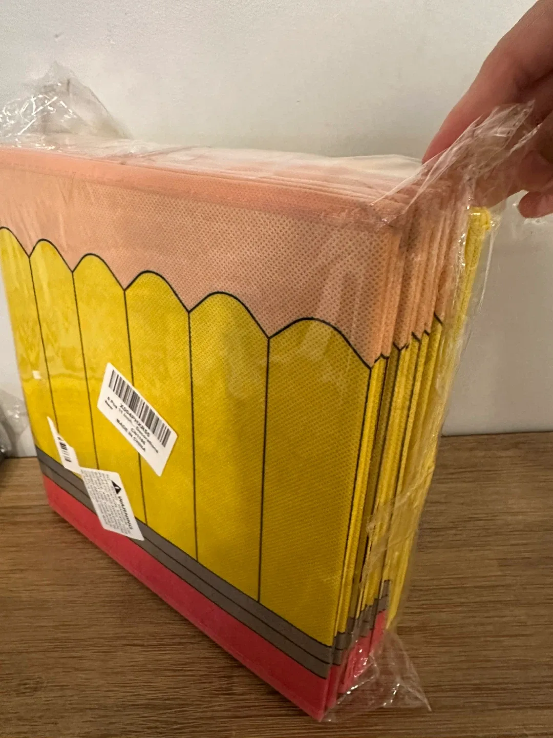 CHUNNIN 6-Piece Pencil Fabric Storage Bins - New! image indicator(5)