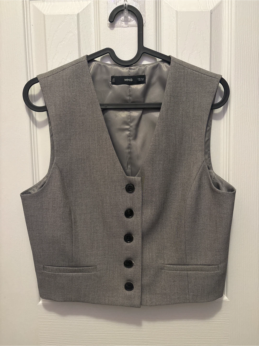MNG Grey Vest - Size S