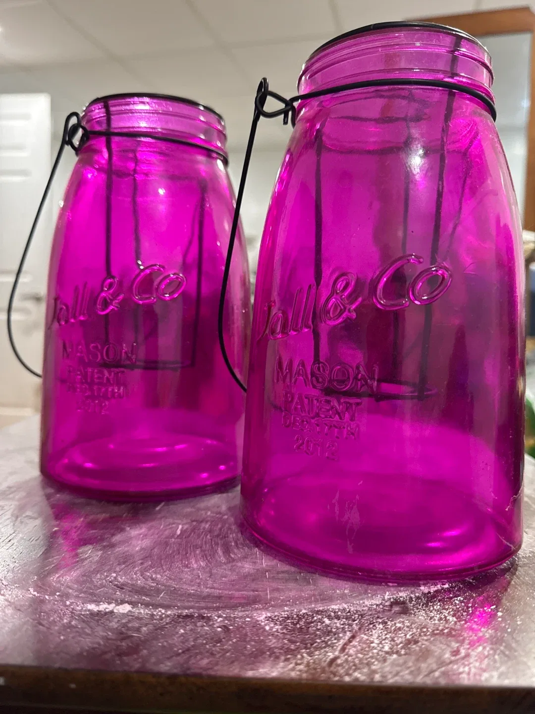 2 Pink Ball & Co Mason Jars thumbnail