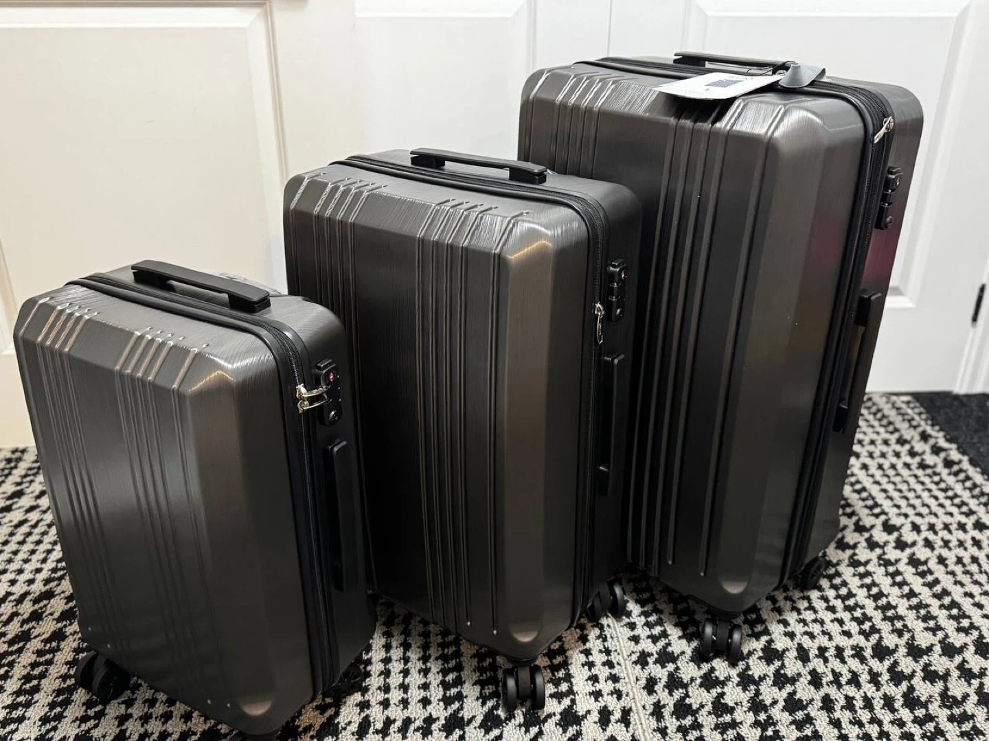 Coolife Luggage Set – 3 Piece (20”, 24”, 28”)