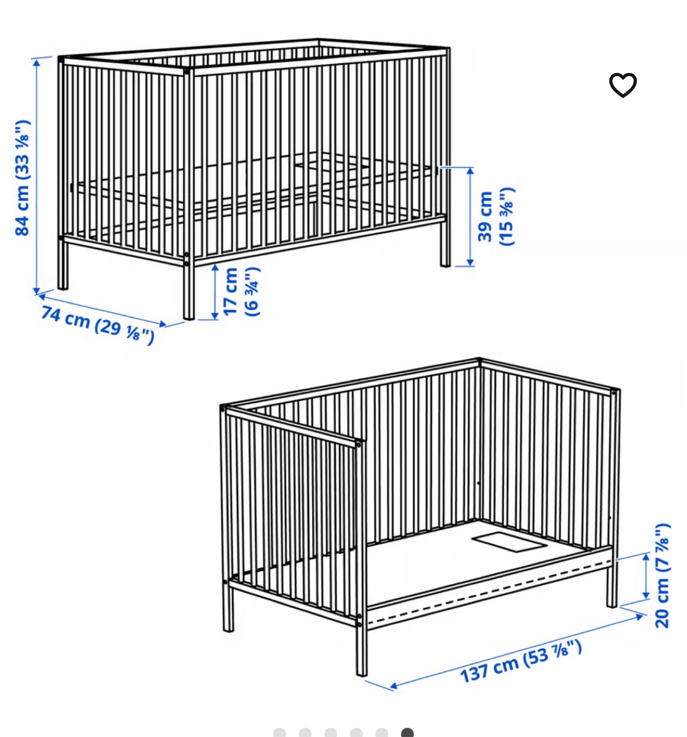 Ikea Sniglar Crib - Solid Beech - photo 2