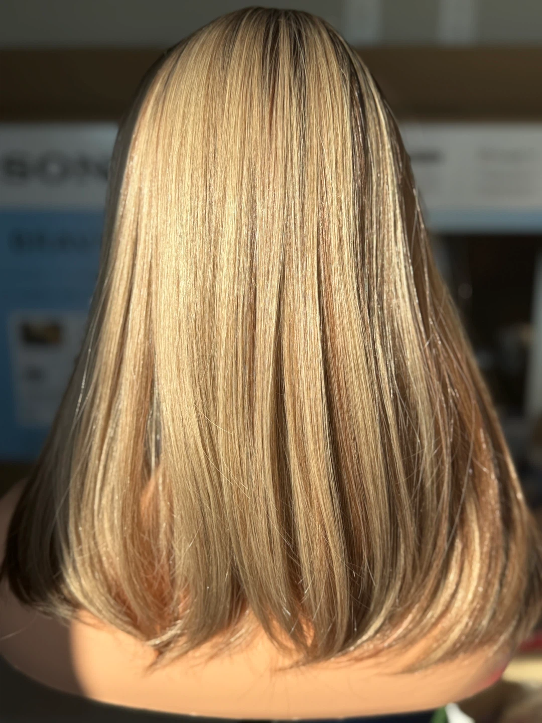 16 Inch Blonde Synthetic Wig - photo 2