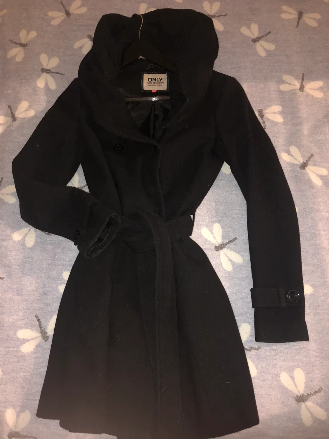 ONLY Black Wool Blend Coat thumbnail