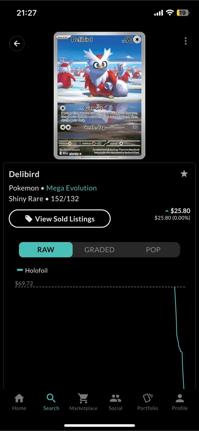 Delibird 152/132 - Mega Evolution - MEG EN - NM image indicator(7)