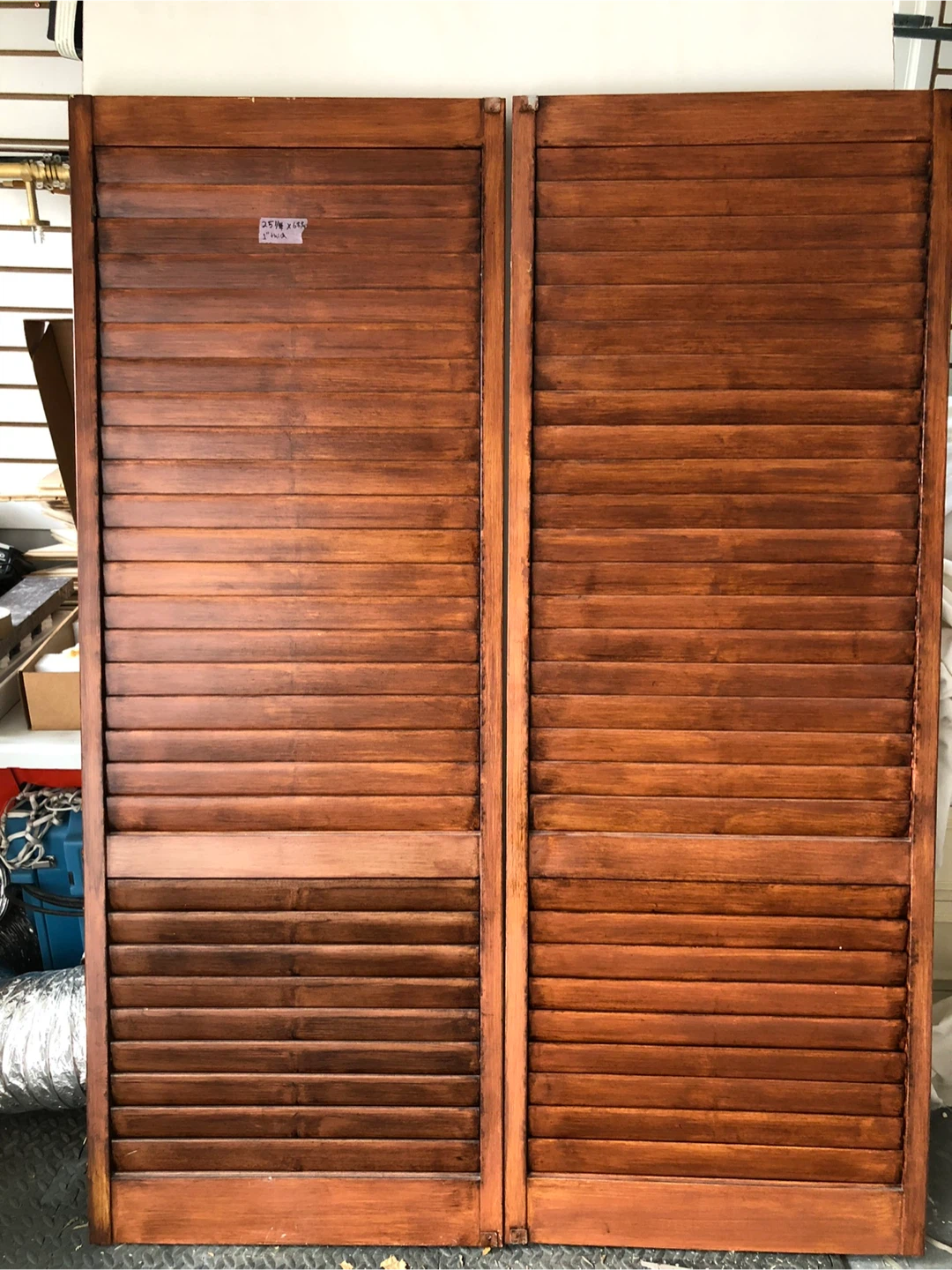 California shutters  Wooden Louvered  - Pair - photo 2