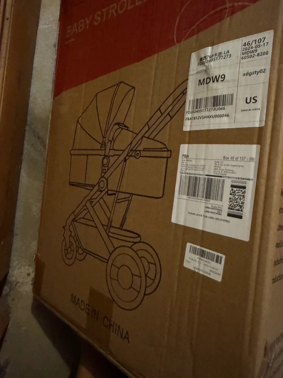 Baby Stroller Model HA321 - New in Box! thumbnail