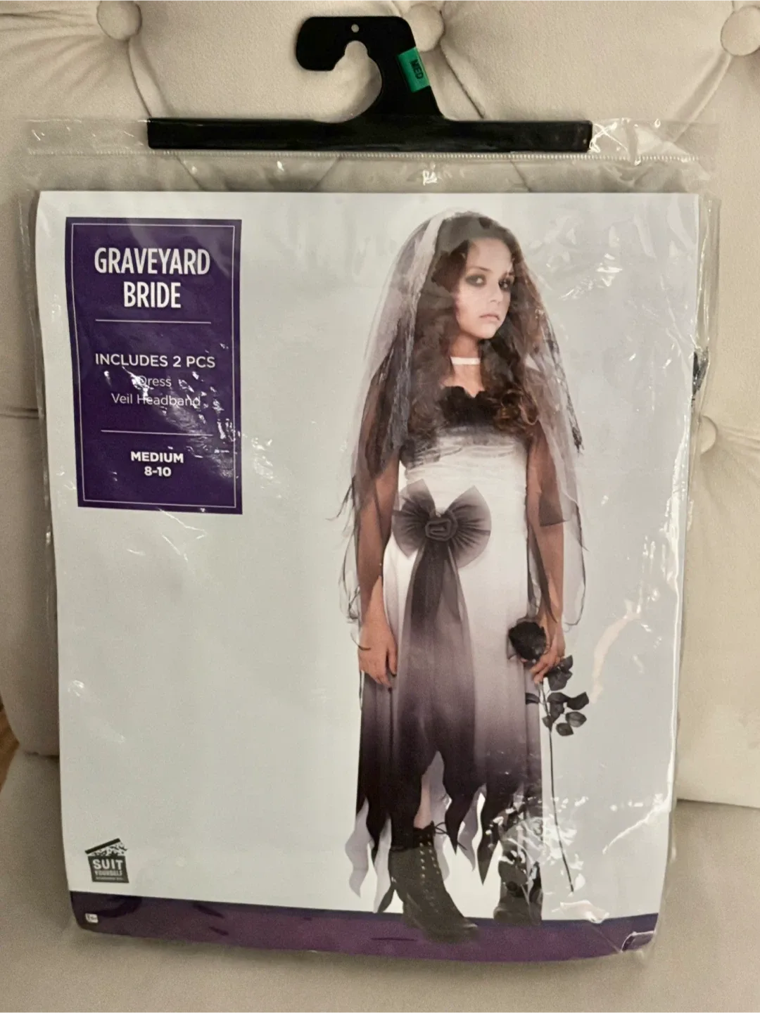 Kids Halloween Costume Graveyard Bride thumbnail