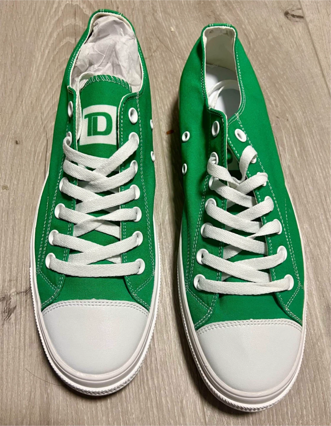 TD Green & White Sneakers