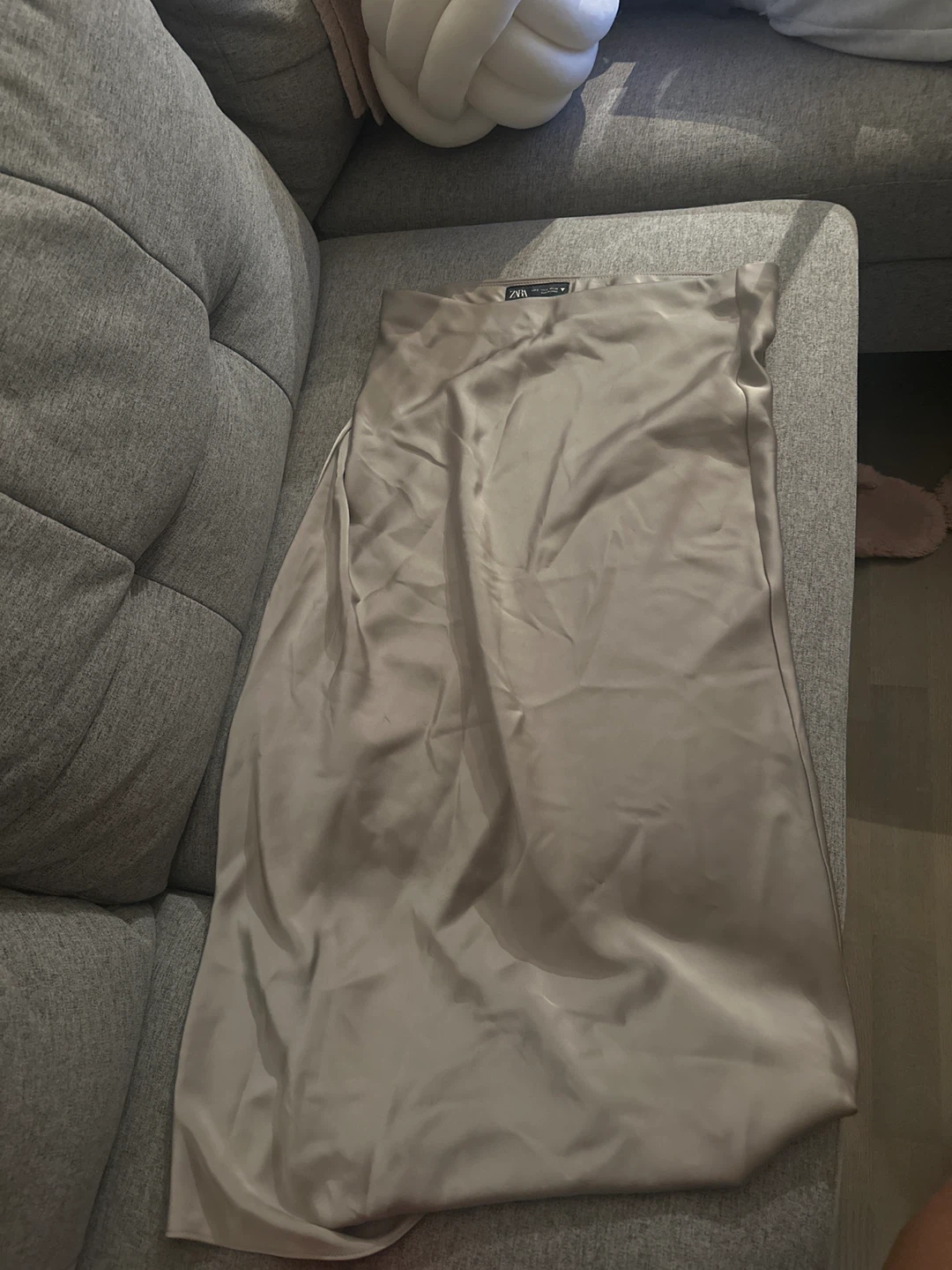Zara Satin Effect Skirt