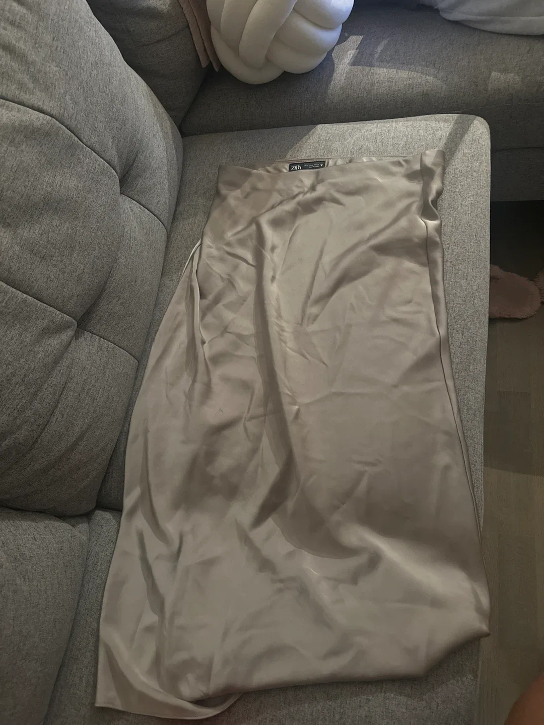 Zara Satin Effect Skirt thumbnail
