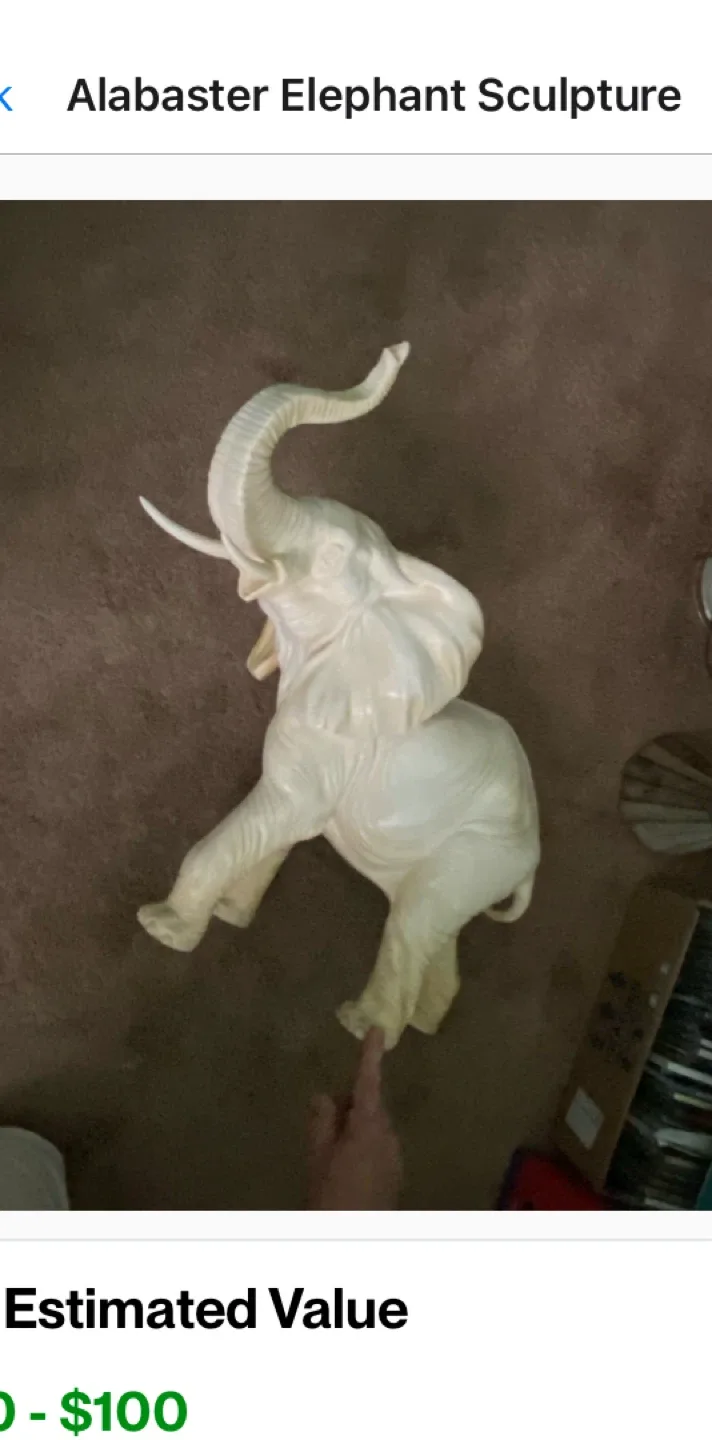 70’s Elephant Statue with Tusks image indicator(3)