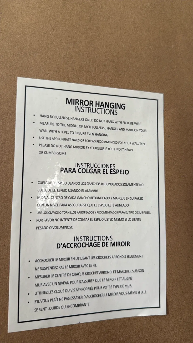 Gold Framed Mirror image indicator(2)