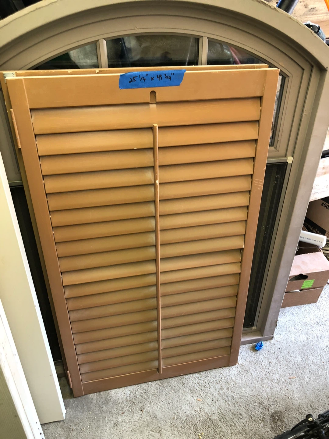 California shutters  Wooden Louvered  - Pair - photo 3