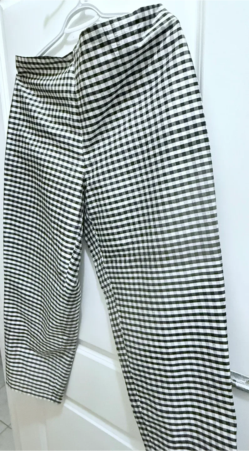 Checkered Pants - Black and White image indicator(2)