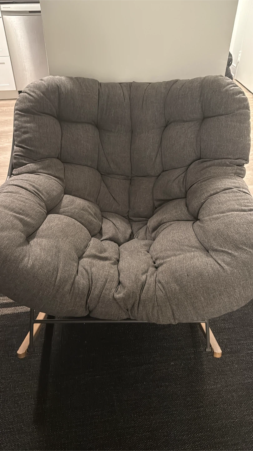 Grey Rocking Chair - photo 2