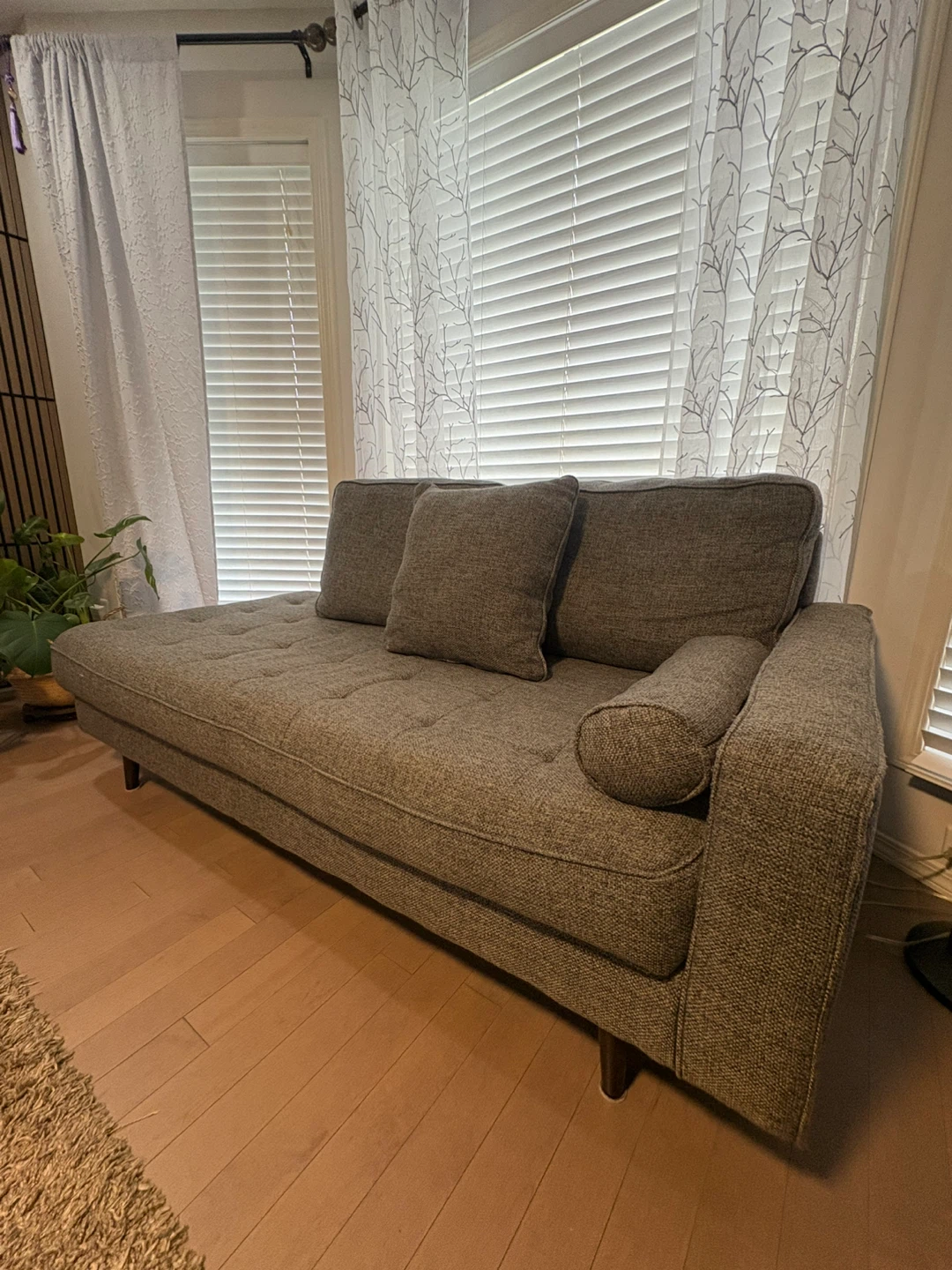 2 Grey Sofas and tables - photo 3