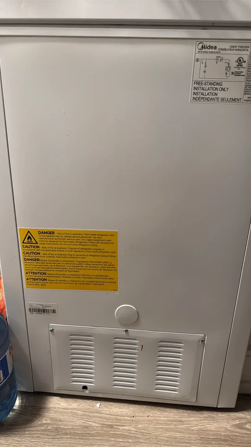 Midea Chest Freezer - Horizontal image indicator(3)