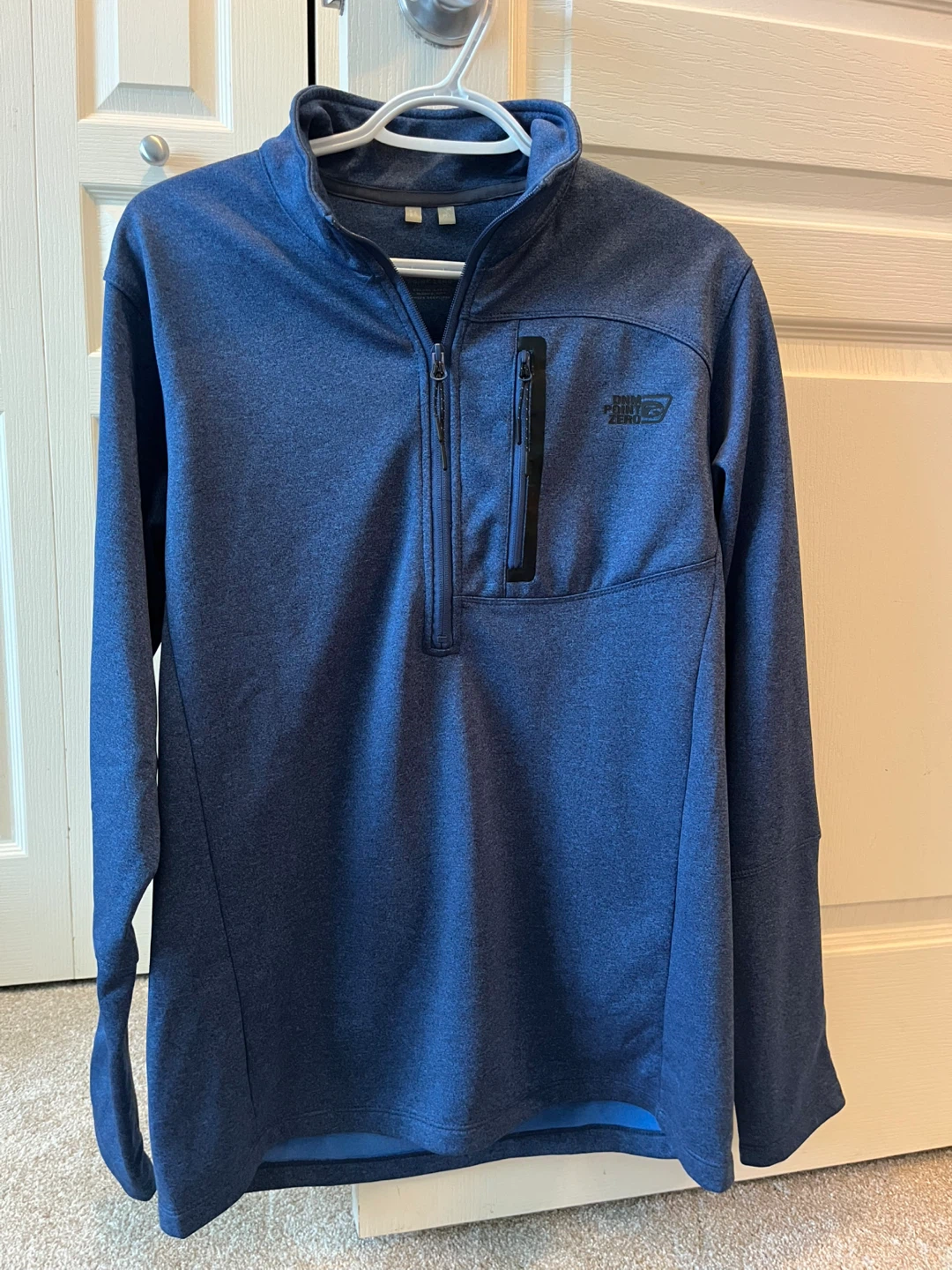 Point Zero Men's Blue 1/4 Zip Pullover - photo 2