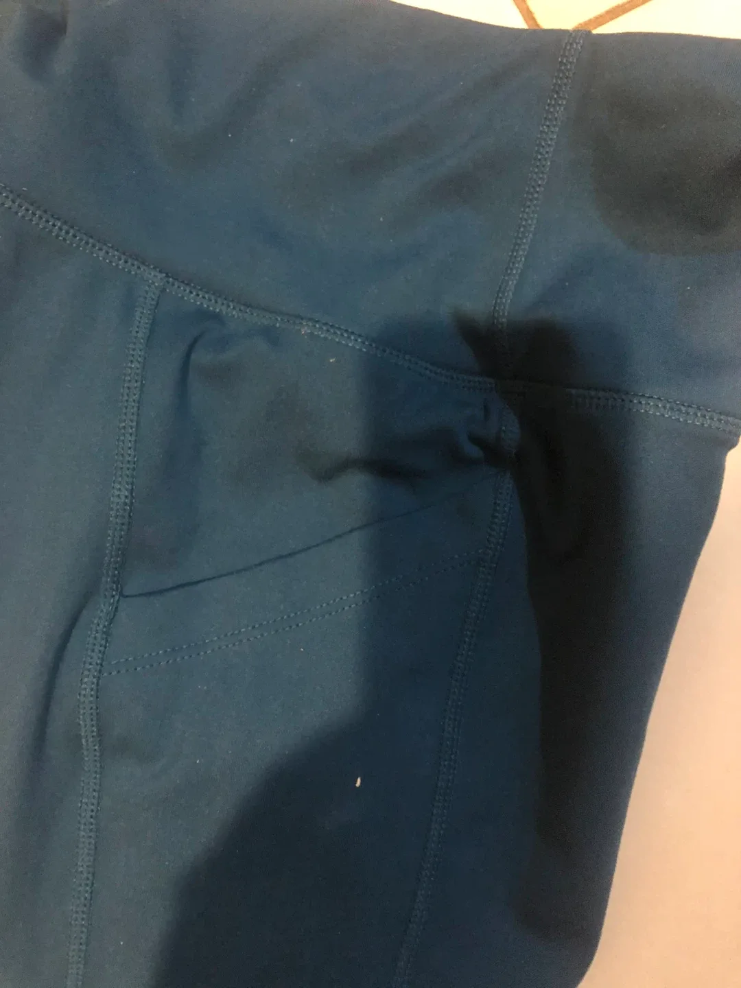 Teal Capri Leggings - Size Small image indicator(4)