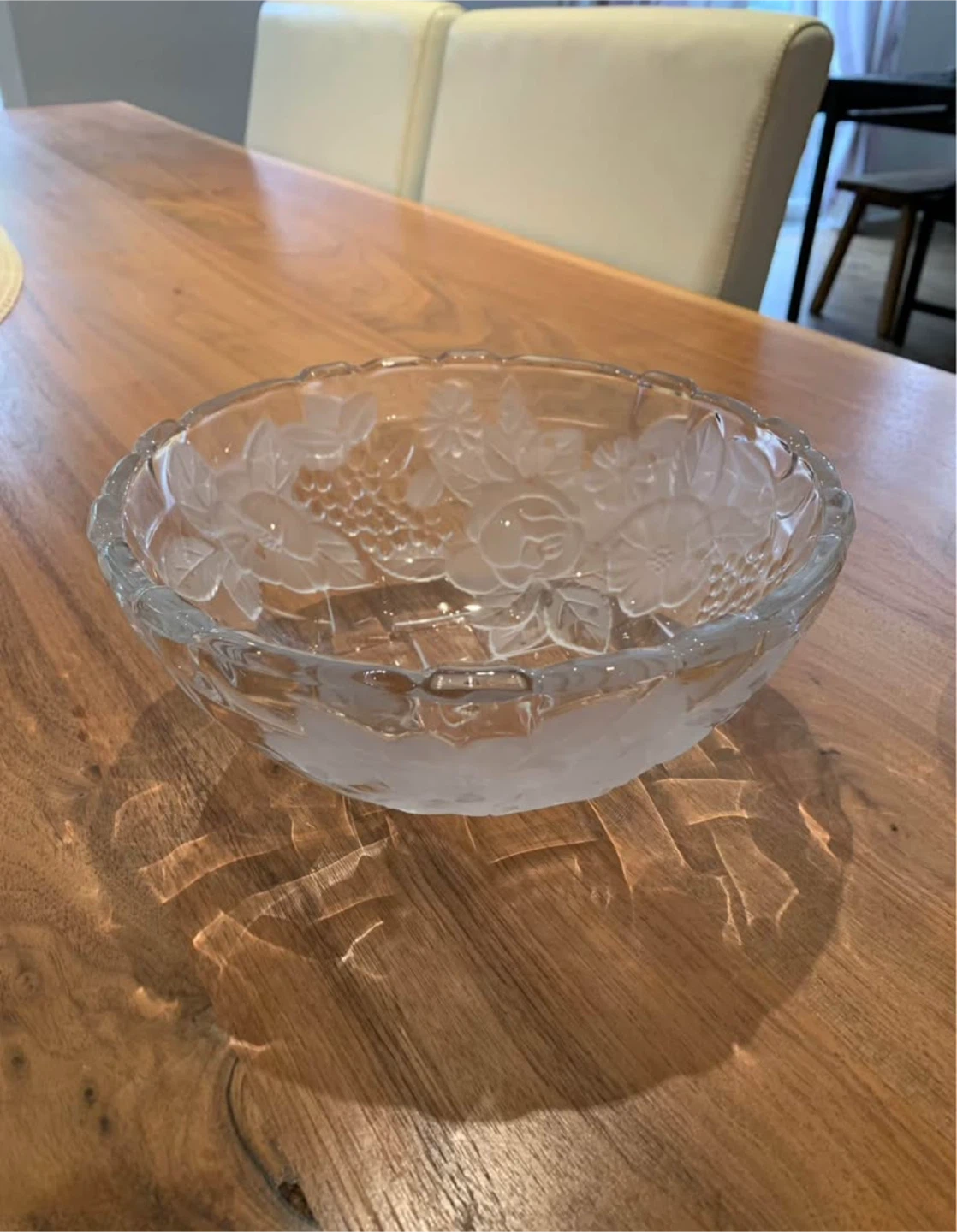 Glass Serving Dishes - Floral Design - photo 3
