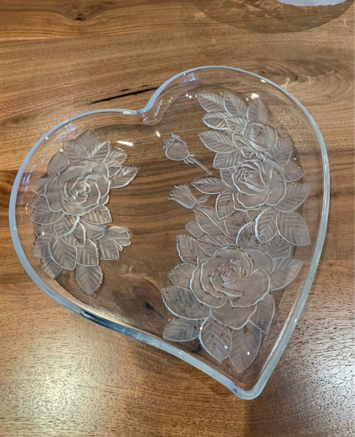 Glass Serving Dishes - Floral Design - photo 2