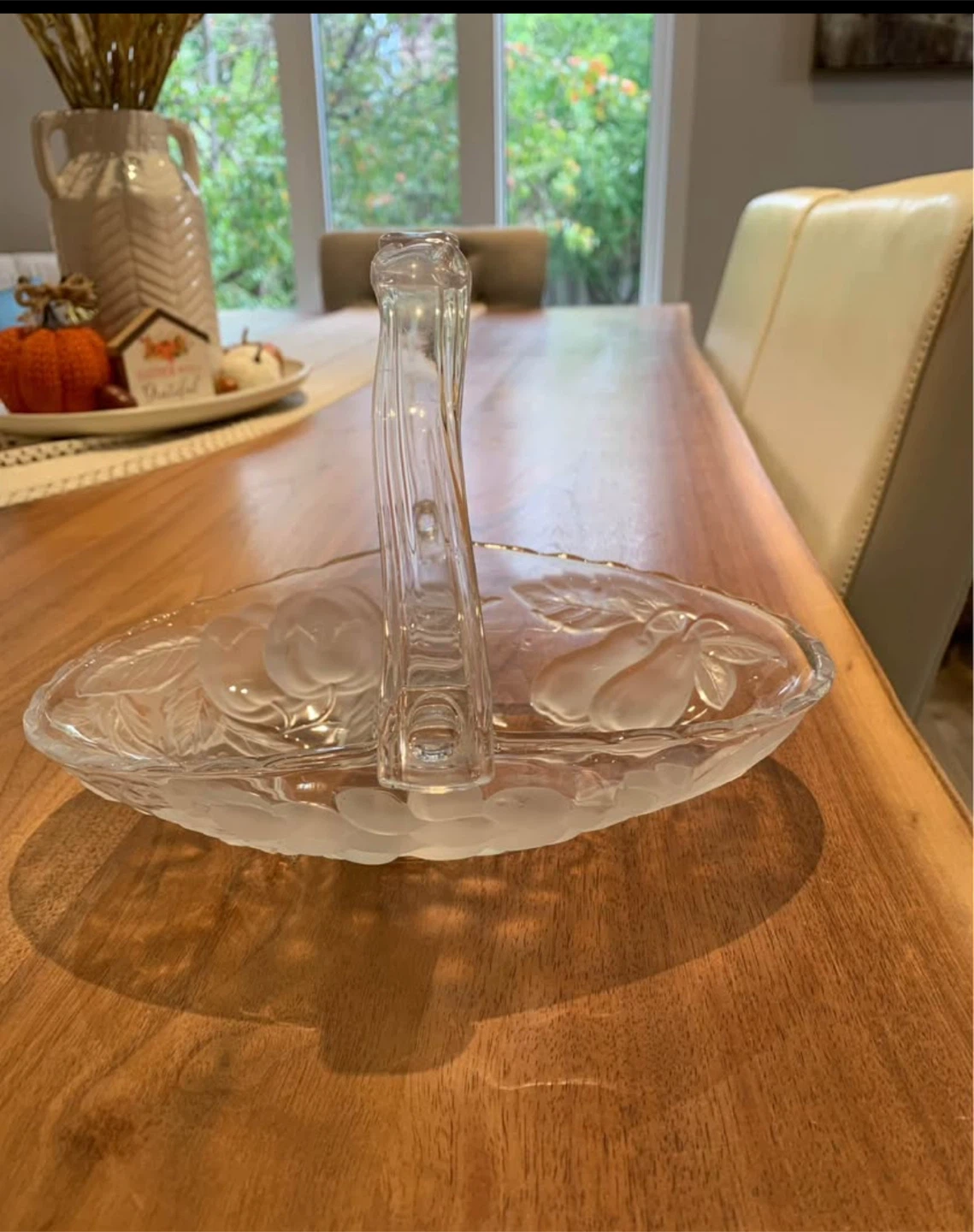 Glass Serving Dishes - Floral Design - photo 4