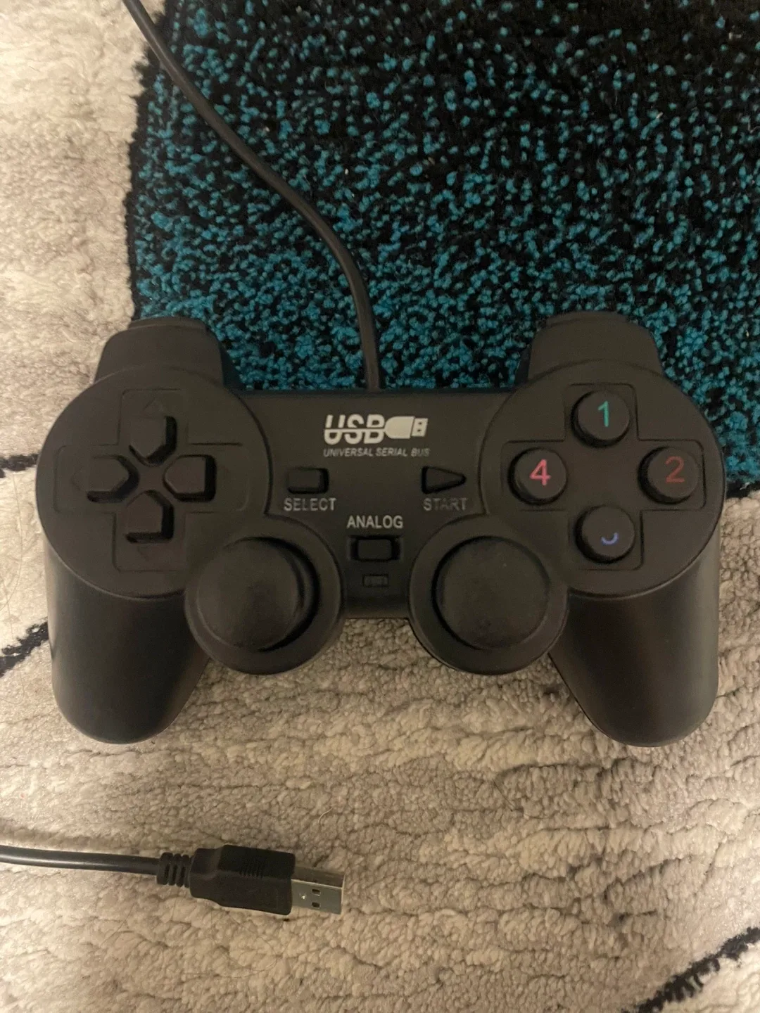 👍Wired USB Controller for PC & (PS2/PS3) (PlayStation Style)🔥 image indicator(4)