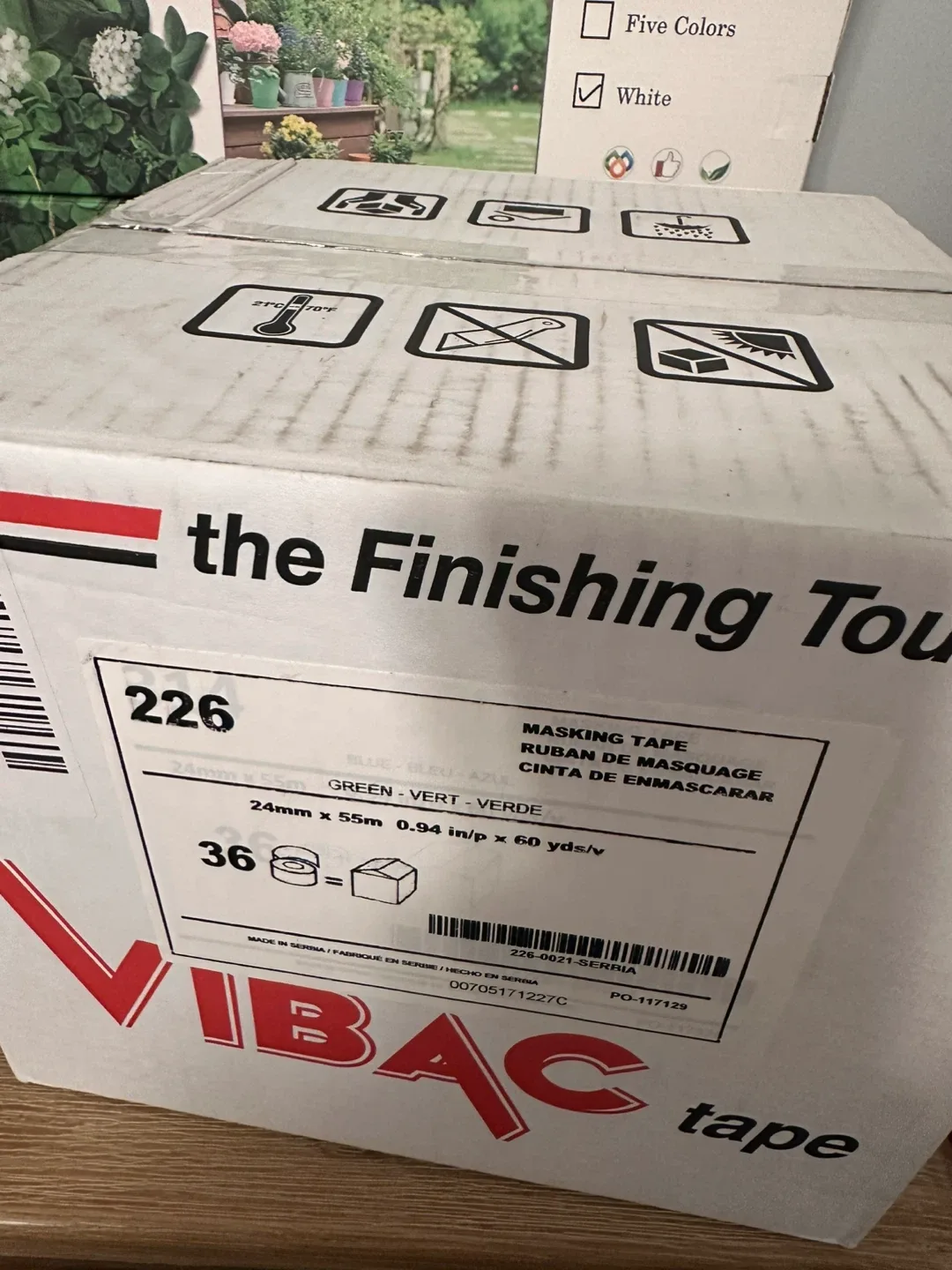 Vibac Green Masking Tape 24mm x 55m thumbnail