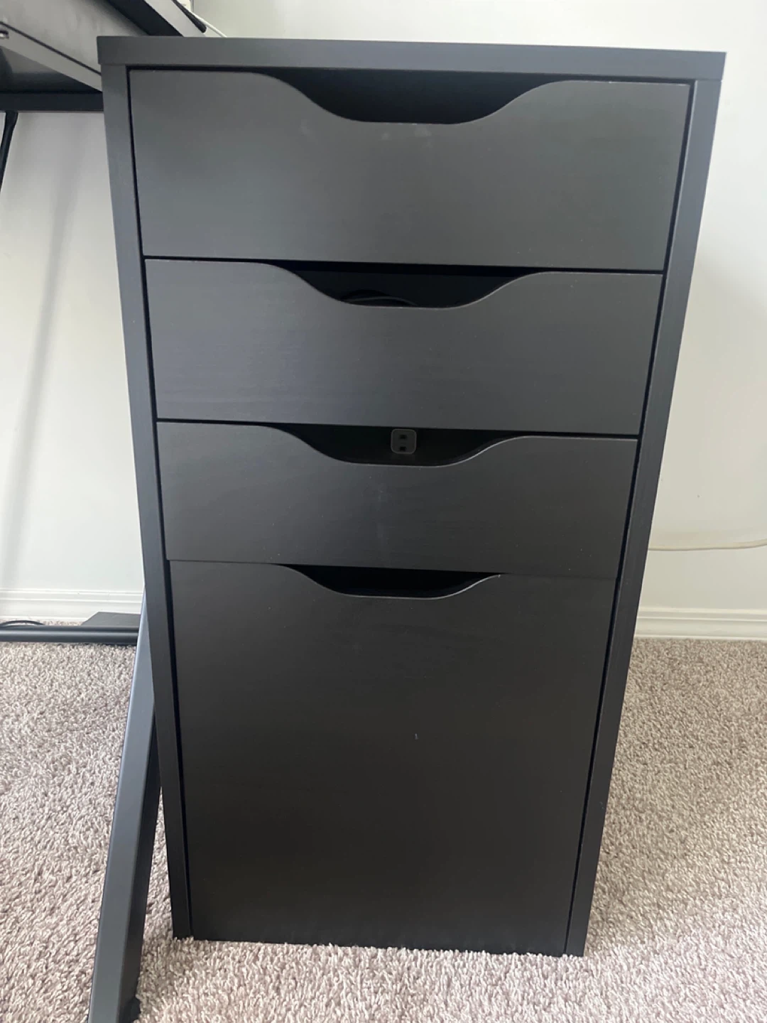 IKEA Alex Drawer Unit - Black-Brown