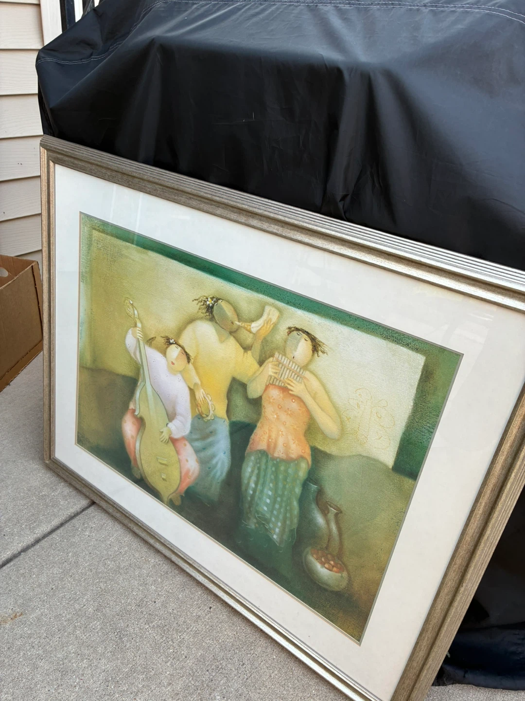 Framed Musical Trio Print - photo 2