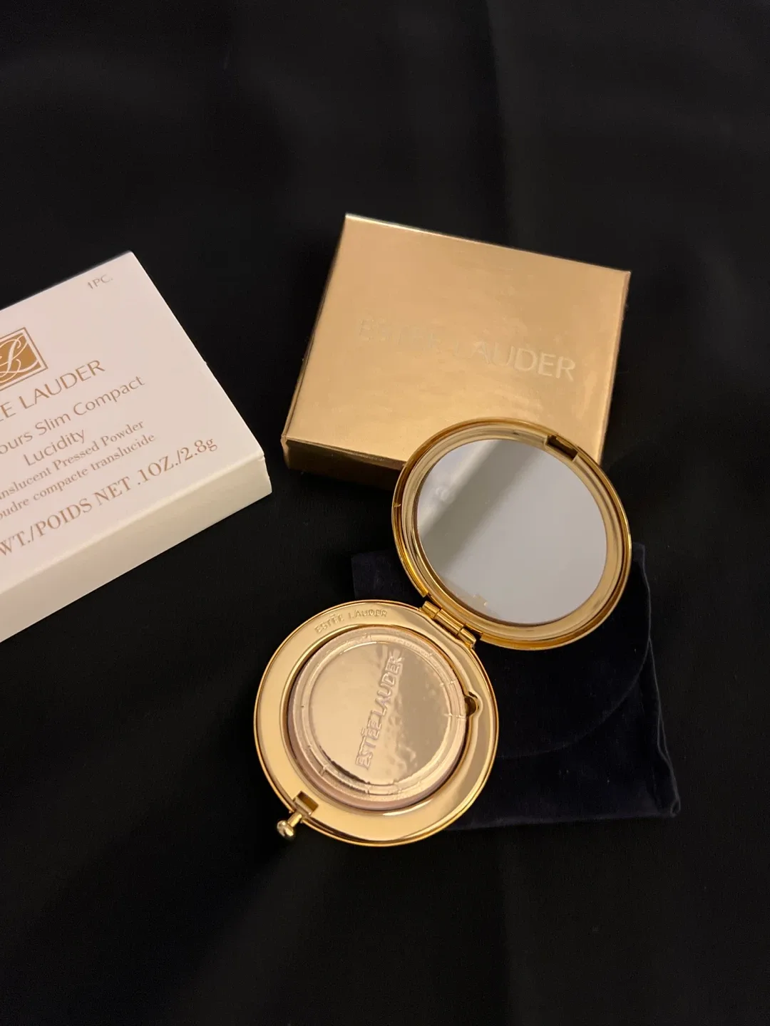 Vintage Estee Lauder After Hours Slim Compact Lucidity Powder image indicator(2)