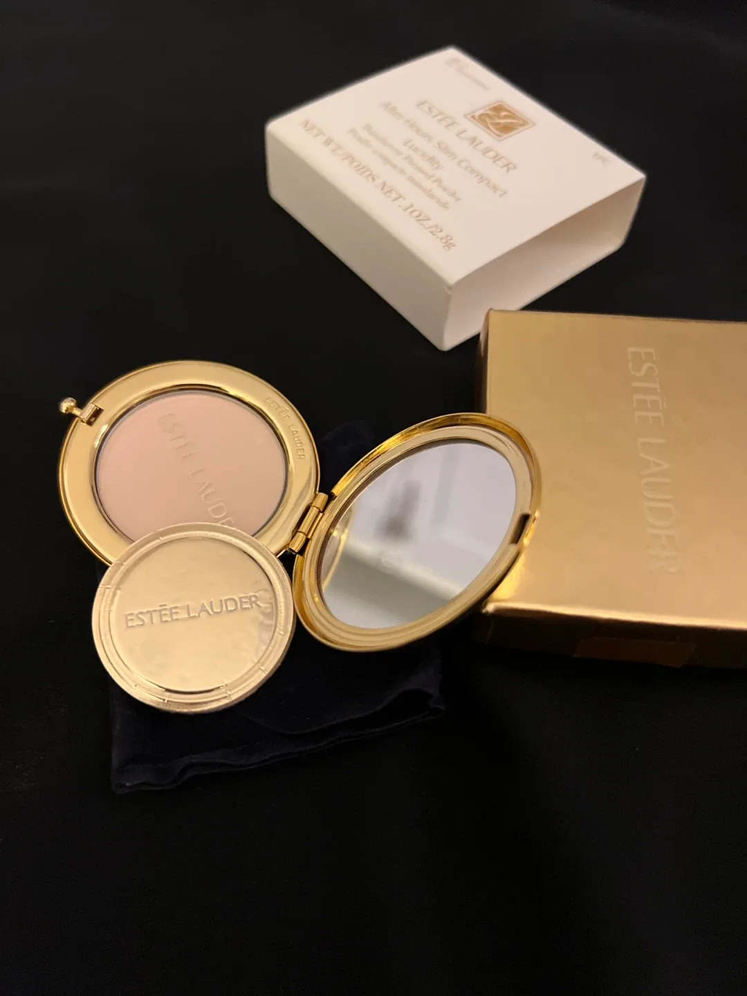 Vintage Estee Lauder After Hours Slim Compact Lucidity Powder image indicator(3)