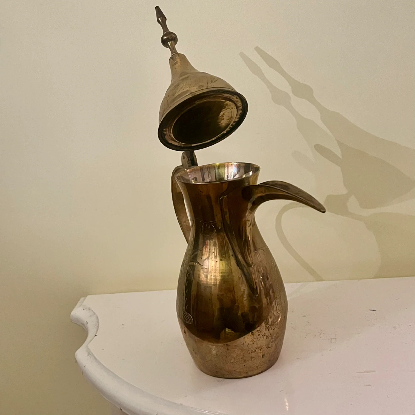 Vintage Brass Dallah Teapot - photo 2