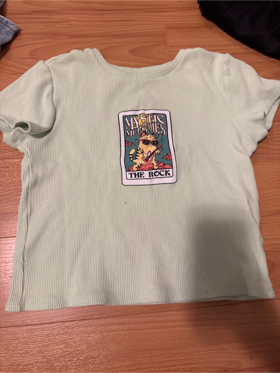 Light Green Graphic Top