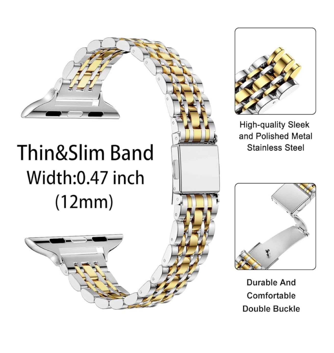 Apple Watch band stainless steel new
