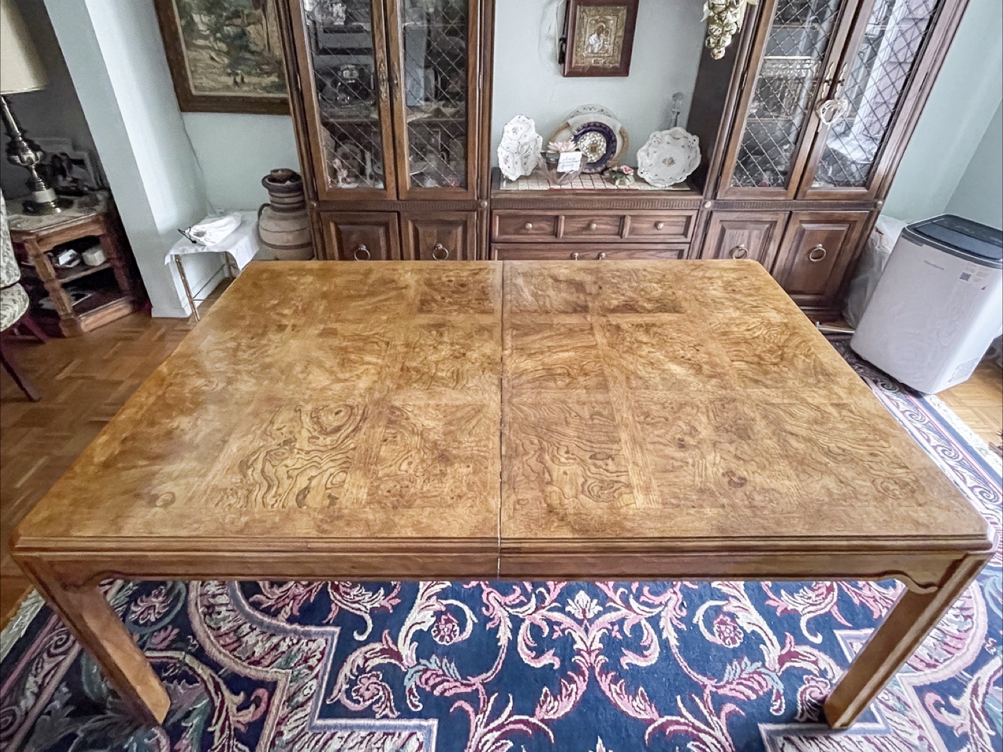 Vintage MCM Dining Table, Extends from 72" to 116"