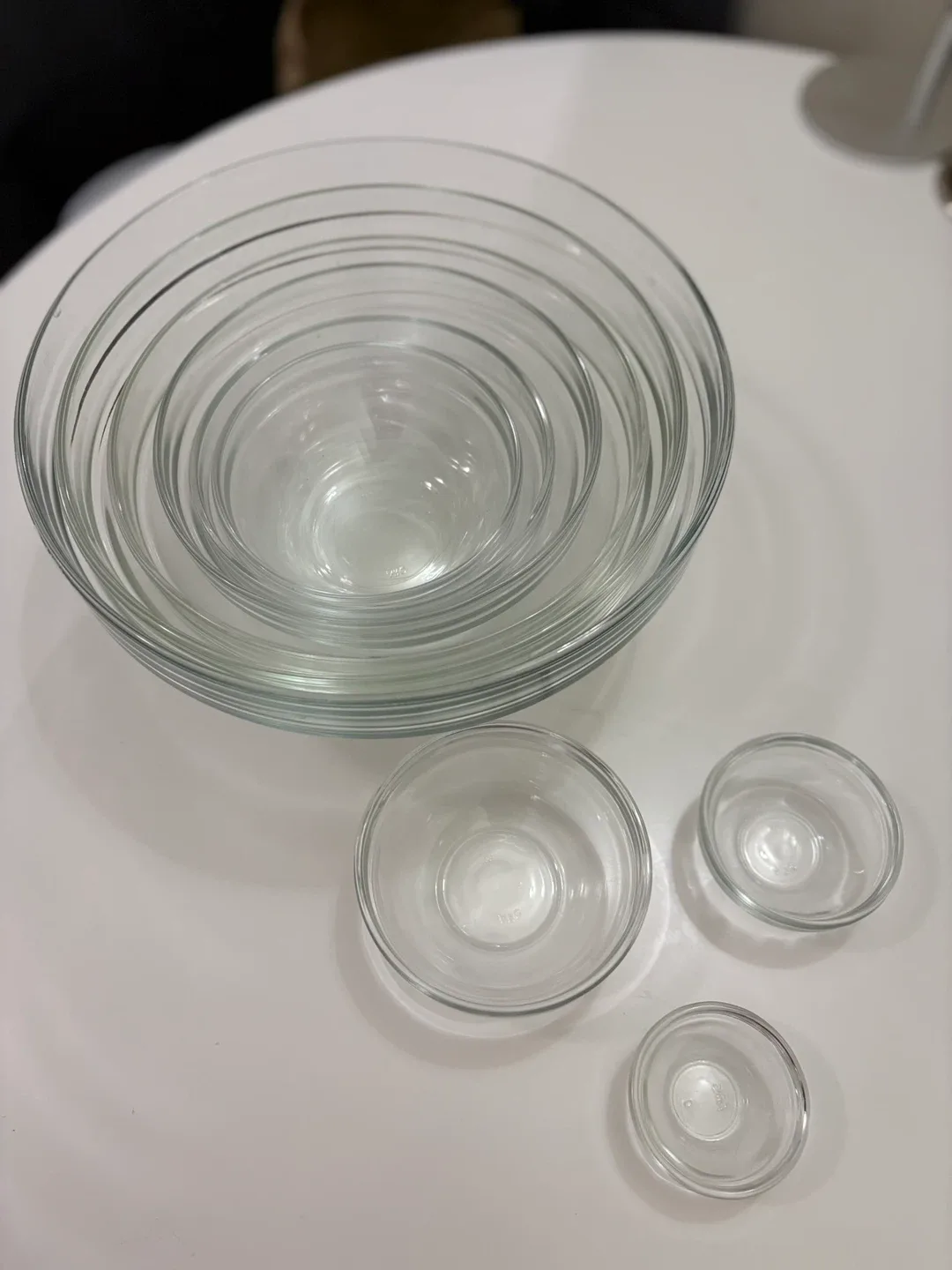 Glass Mixing Bowl Set - Nesting Bowls thumbnail