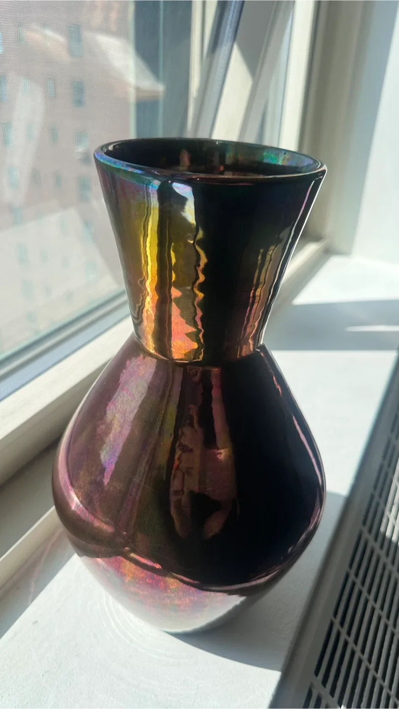 Bottega Gatti antique iridescent vase signed image indicator(4)